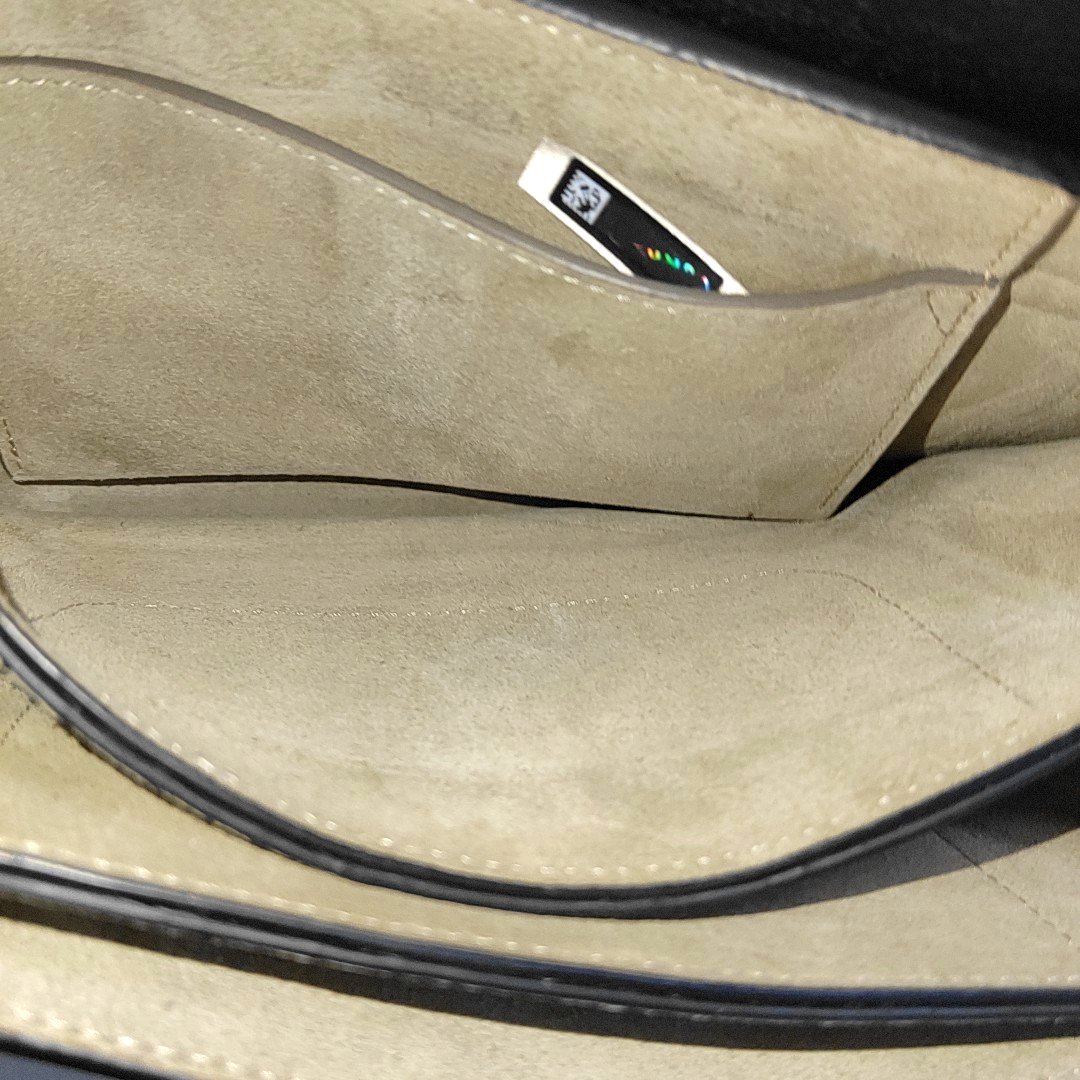 Chloé Faye Small size Black Leather Crossbody Bag Single Shoulder Bag Golden hardware-(SKU)-929268021