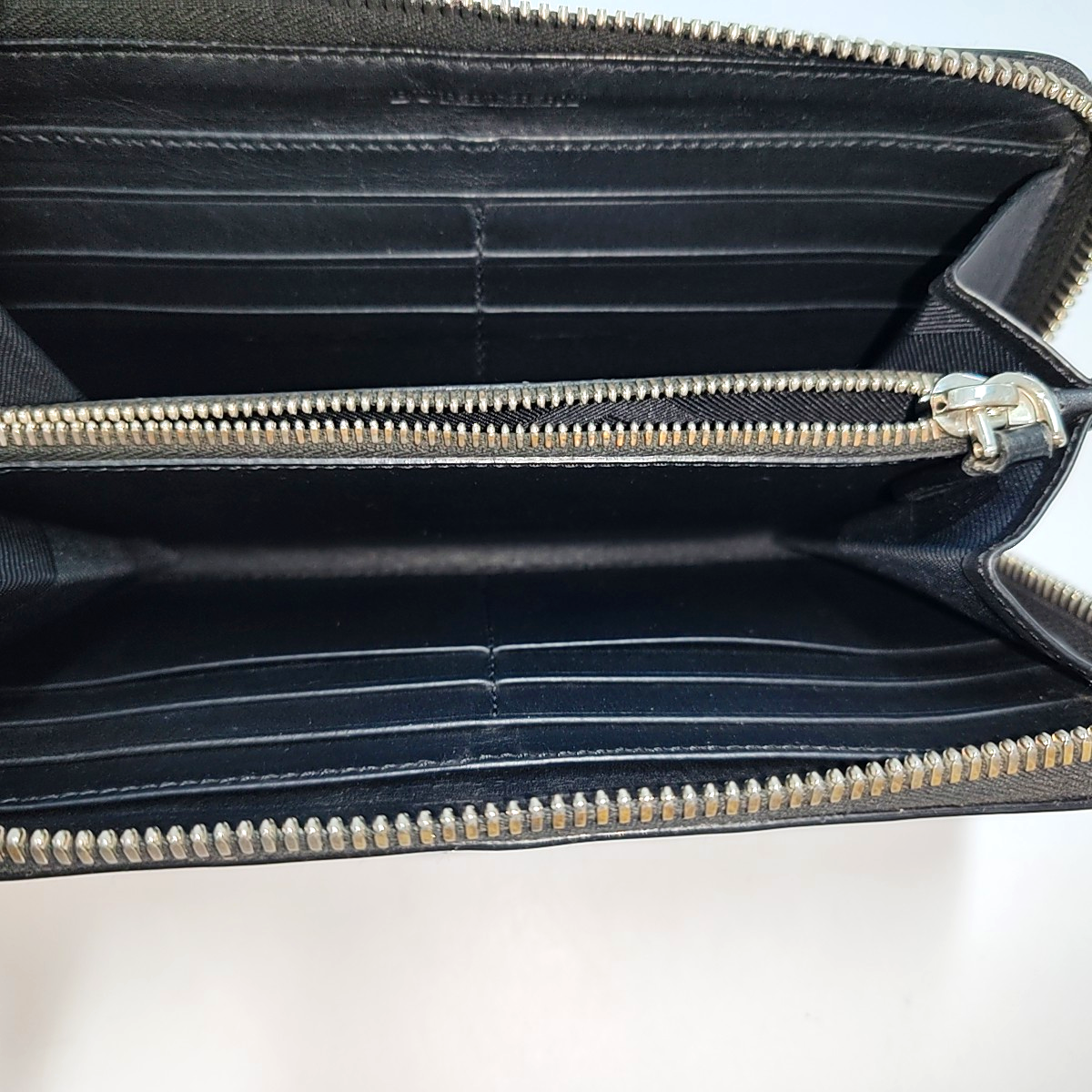 BURBERRY Black Cowhide Wallet Silver Hardware-(SKU)-938007863