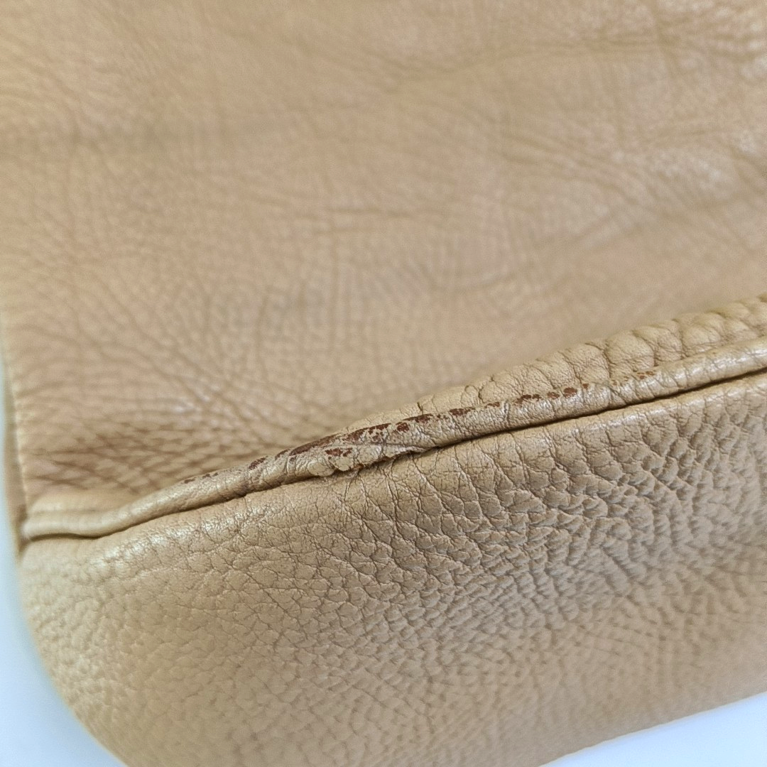BURBERRY Khaki cowhide single shoulder bag Golden hardware Removable shoulder strap-(SKU)-953631623