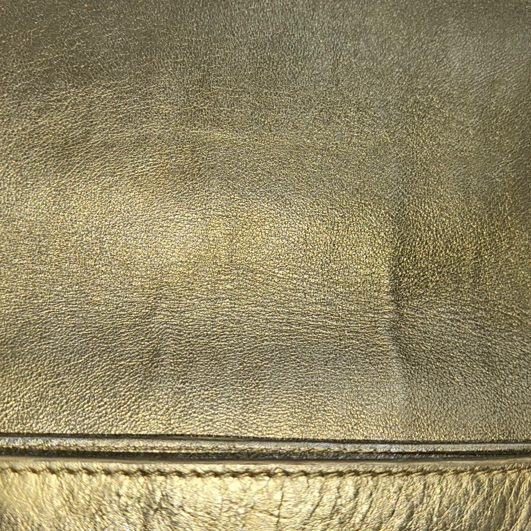 VERSACE Brown Coated Canvas Quilted Single Shoulder Bag Golden hardware-(SKU)-13724290