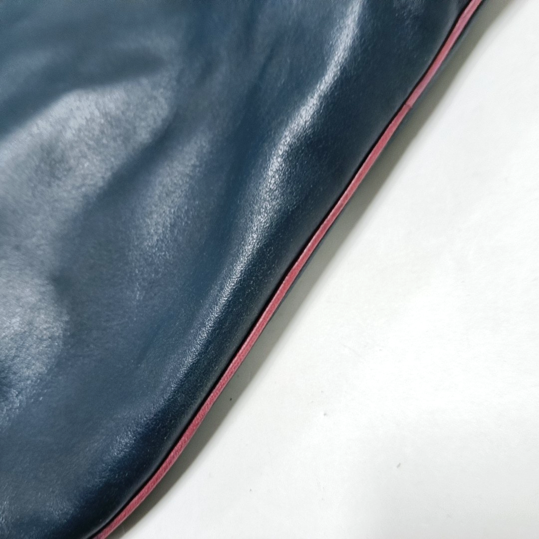 LOEWE Blue cowhide single shoulder bag Silver Hardware-(SKU)-947351306