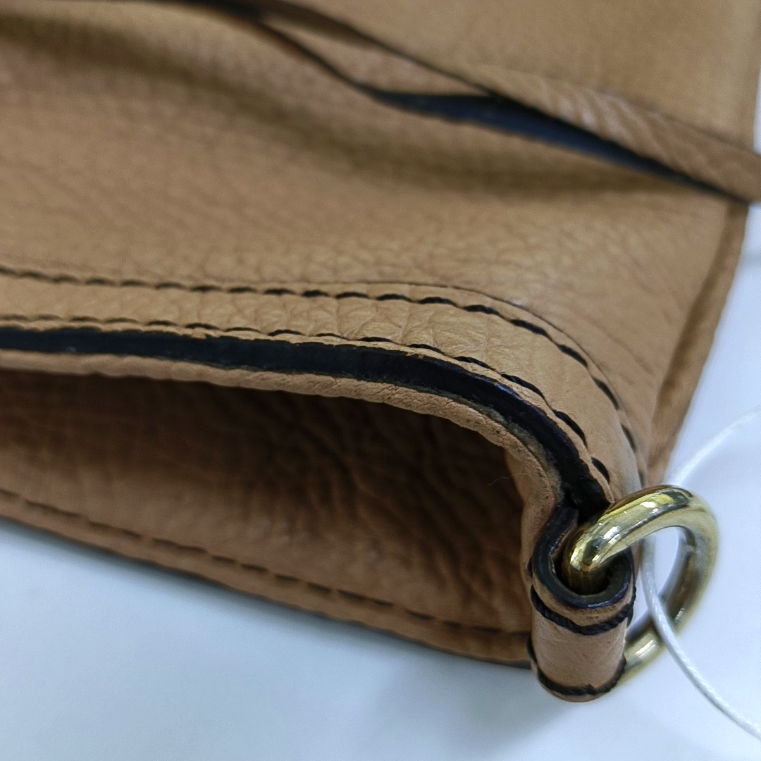 BURBERRY Khaki cowhide single shoulder bag Golden hardware Removable shoulder strap-(SKU)-953631623
