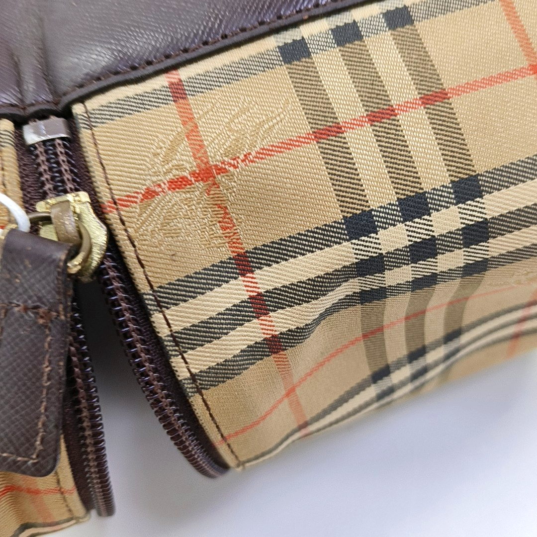 BURBERRY Khaki canvas military horse pattern tote bag Golden hardware-(SKU)-955755761