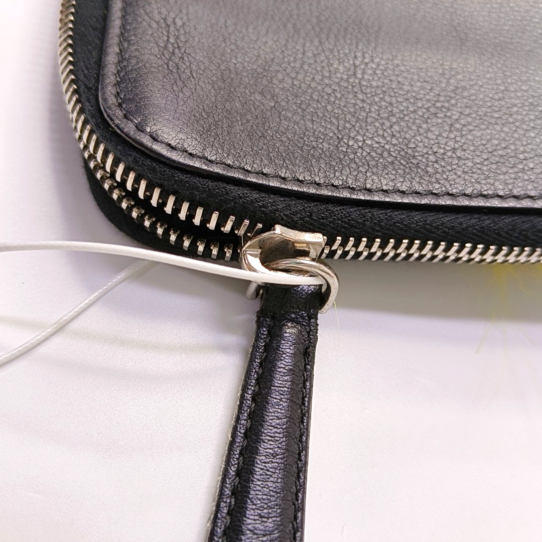 FENDI Monster Black cowhide monster handbag Silver Hardware-(SKU)-958286778