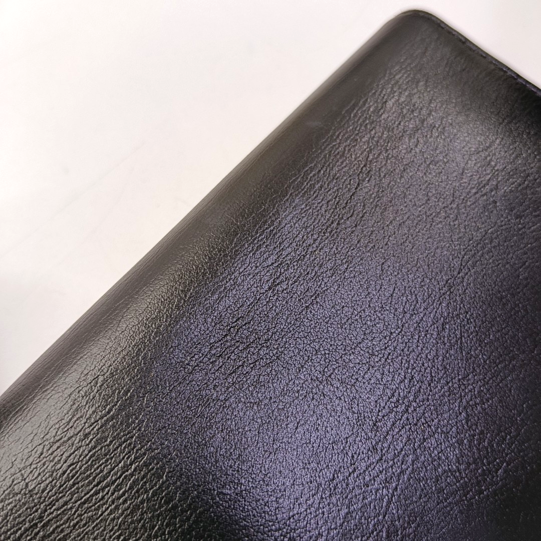 DIOR Black Cowhide Wallet Silver Hardware-(SKU)-958152388