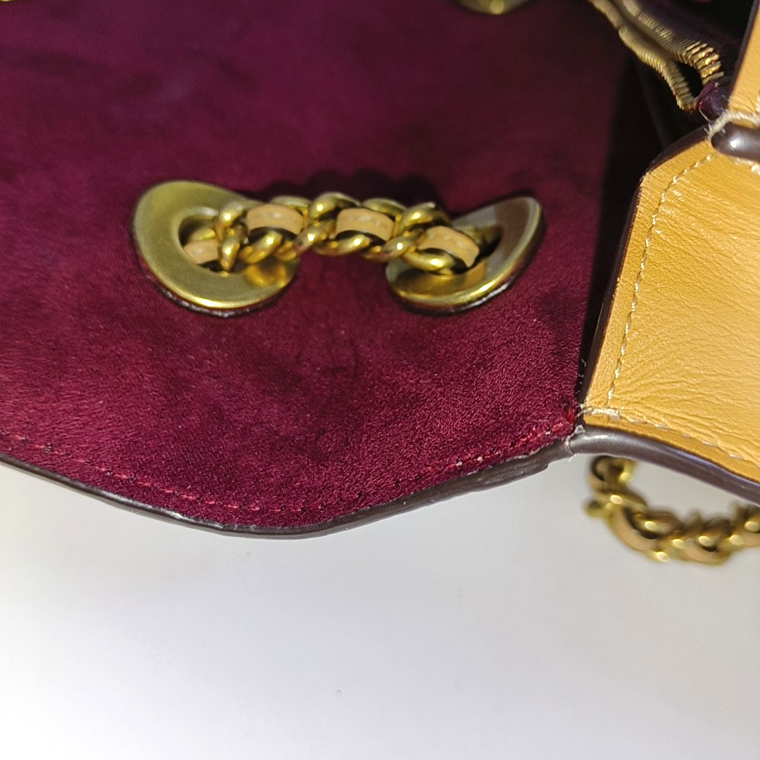 COACH PARKER 26 Multicolor Coated Canvas Monogram Camellia Crossbody Shoulder Bag Golden hardware-(SKU)-939985782