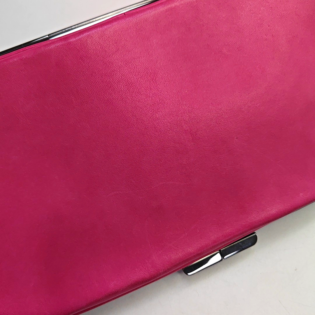 CELINE Fuchsia Cowhide Handbag Single Shoulder Bag Ruthenium color hardware Removable shoulder strap-(SKU)-948940978