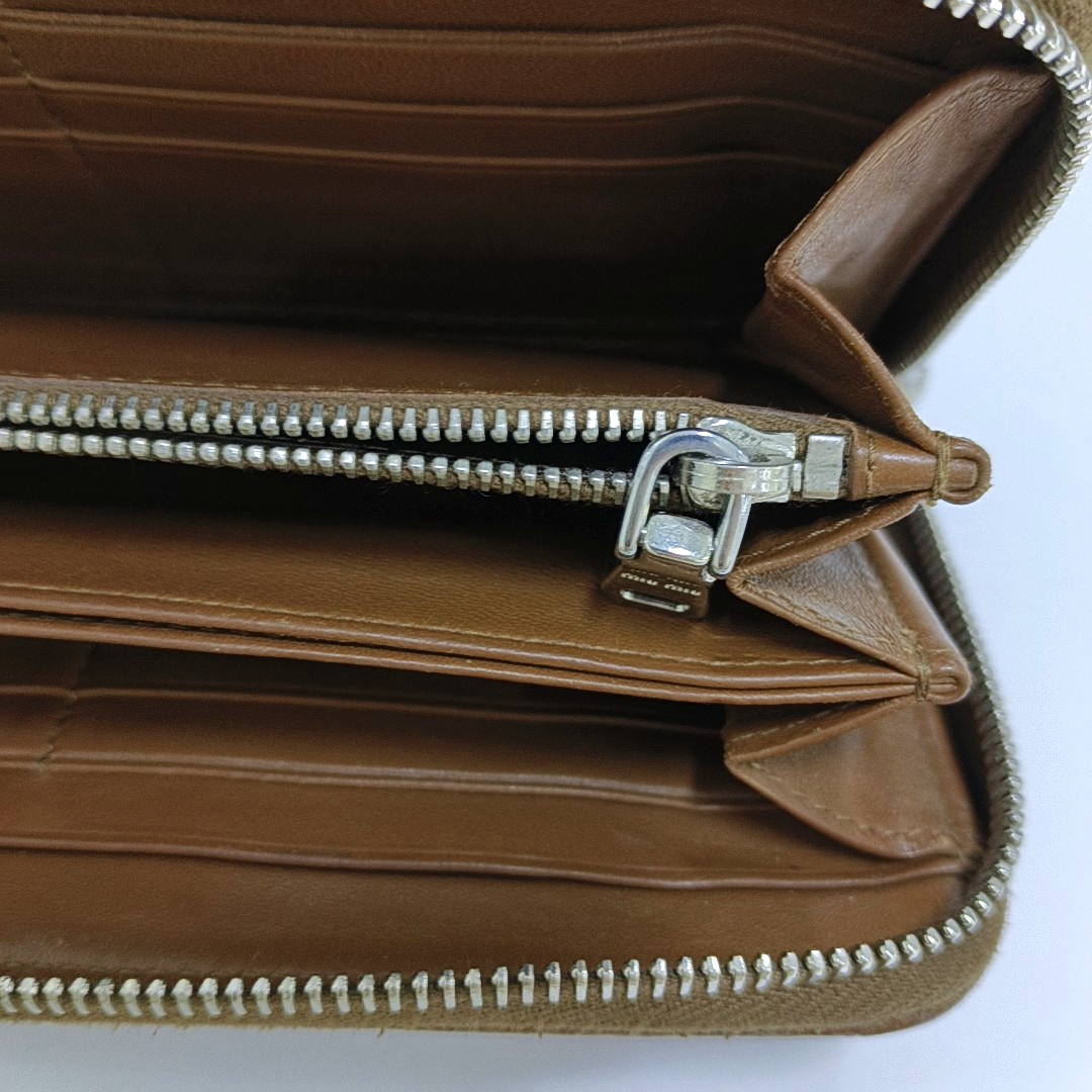 Miu Miu Pink sheepskin quilted wallet Silver Hardware-(SKU)-950469660