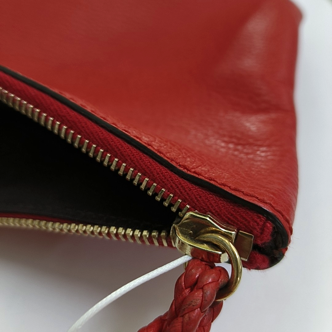 GUCCI Nouveau Red Cowhide Handbag Golden hardware-(SKU)-956372836