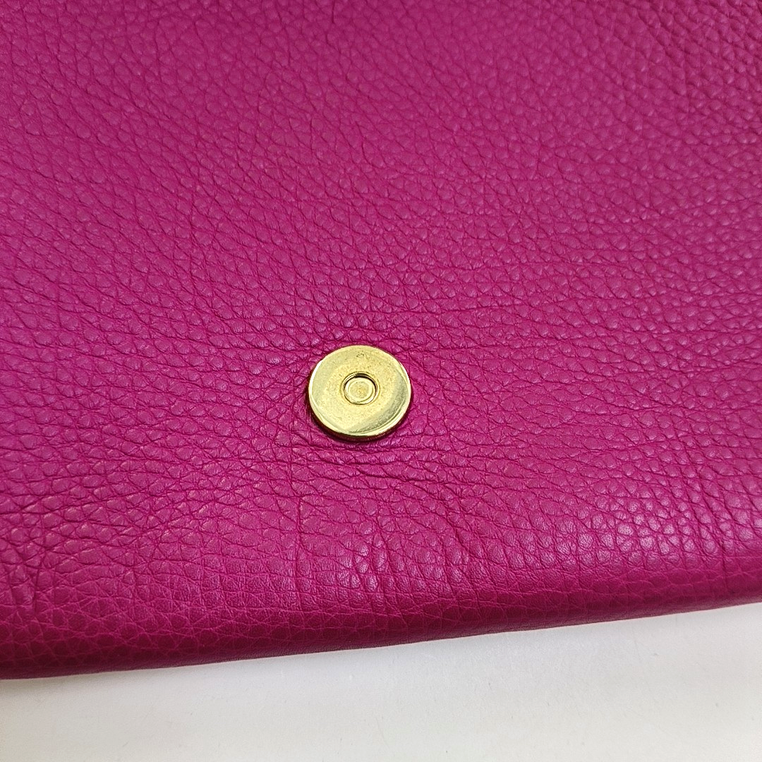 GUCCI Soho Pinkish-Purple Cowhide Clutch Bag Silver Hardware-(SKU)-956214199