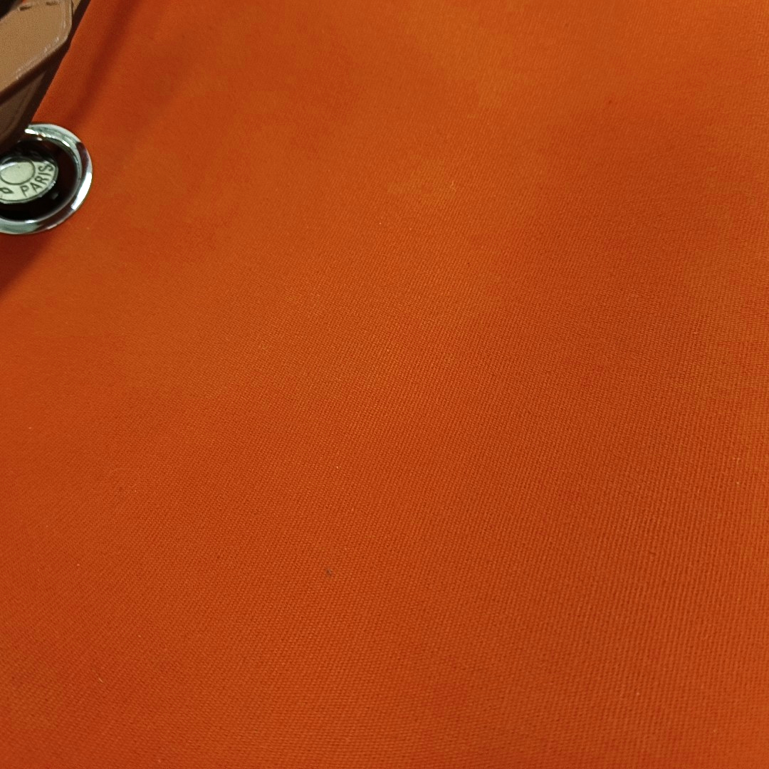 HERMÈS Herbag 31 Orange Canvas Tote Shoulder Bag with Silver Hardware-(SKU)-958901332