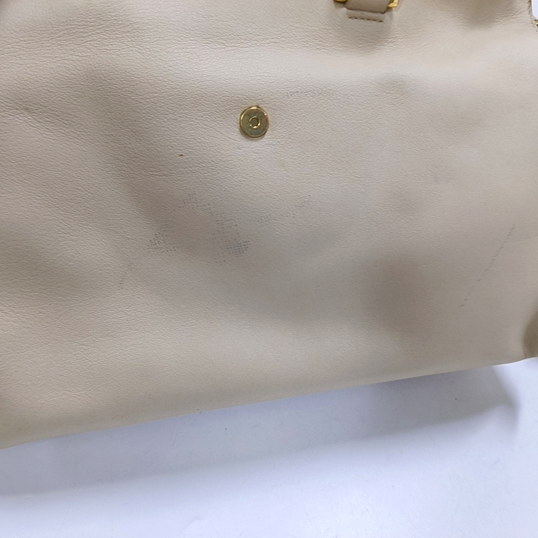 YSL CHYC Y LIGNE Small size Beige Cowhide Crossbody Bag Single Shoulder Bag Handbag Golden hardware Removable shoulder strap-(SKU)-958923835