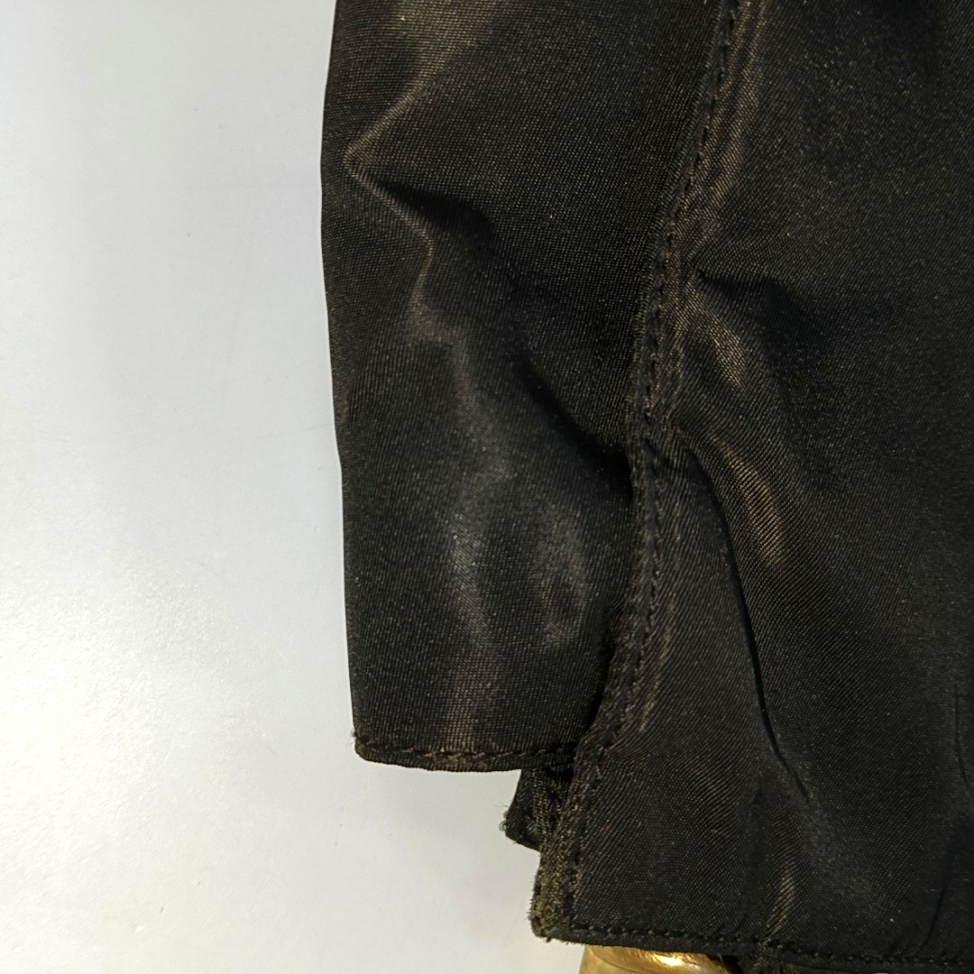 PRADA Black Nylon Single Shoulder Bag Tote Bag Golden hardware-(SKU)-941799323