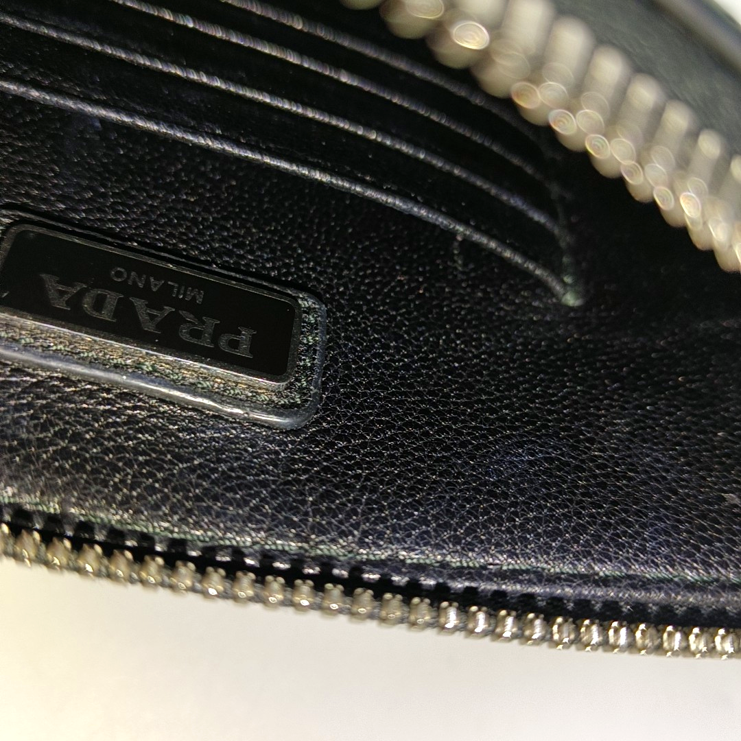 PRADA Black Cowhide Logo Monogram Handbag Silver Hardware-(SKU)-955758933