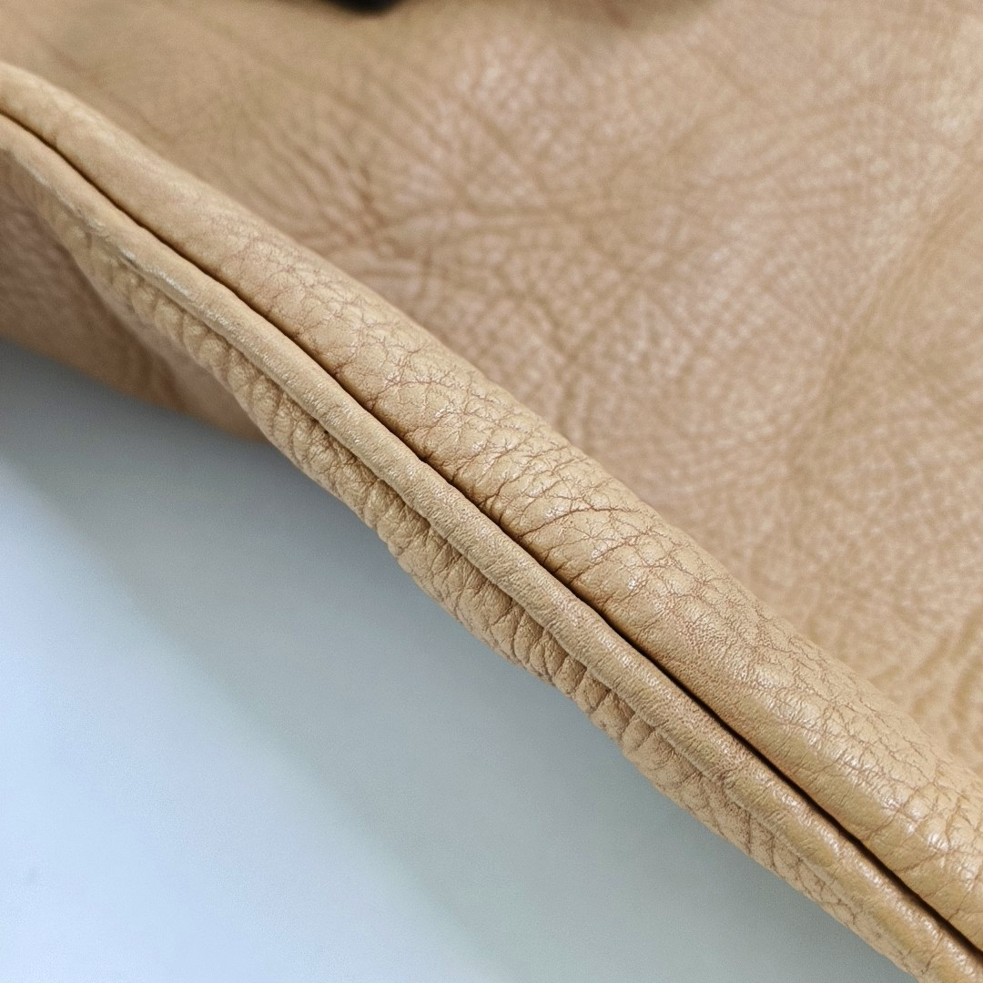 BURBERRY Khaki cowhide single shoulder bag Golden hardware Removable shoulder strap-(SKU)-953631623
