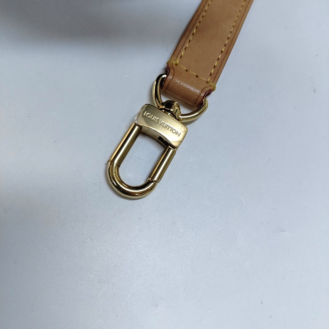LOUIS VUITTON SAUMUR BB Brown Coated Canvas Monogram Shoulder Bag, Gold Hardware, Removable Shoulder Strap-(SKU)-967083690