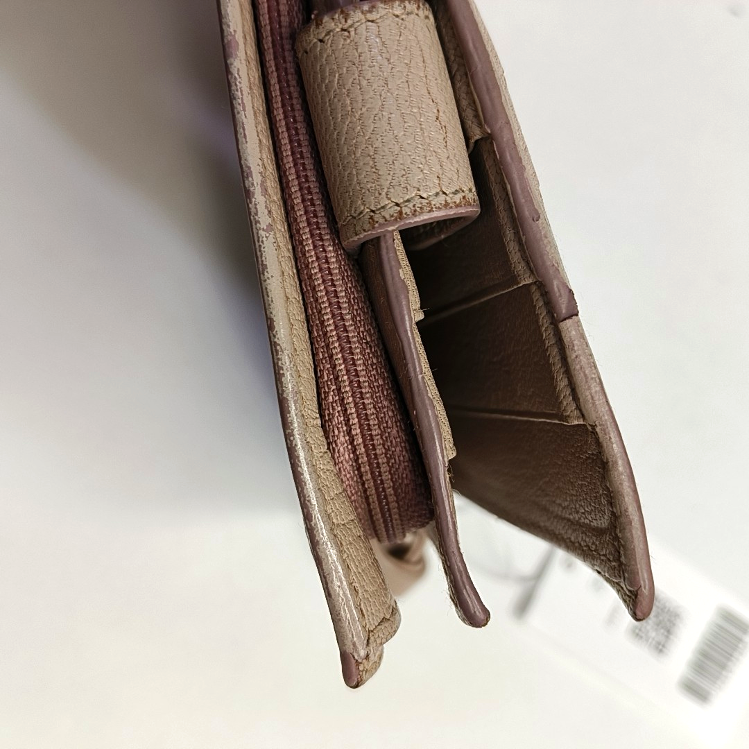 BOTTEGA VENETA Beige Calfskin Woven Wallet Silver Hardware-(SKU)-945922858