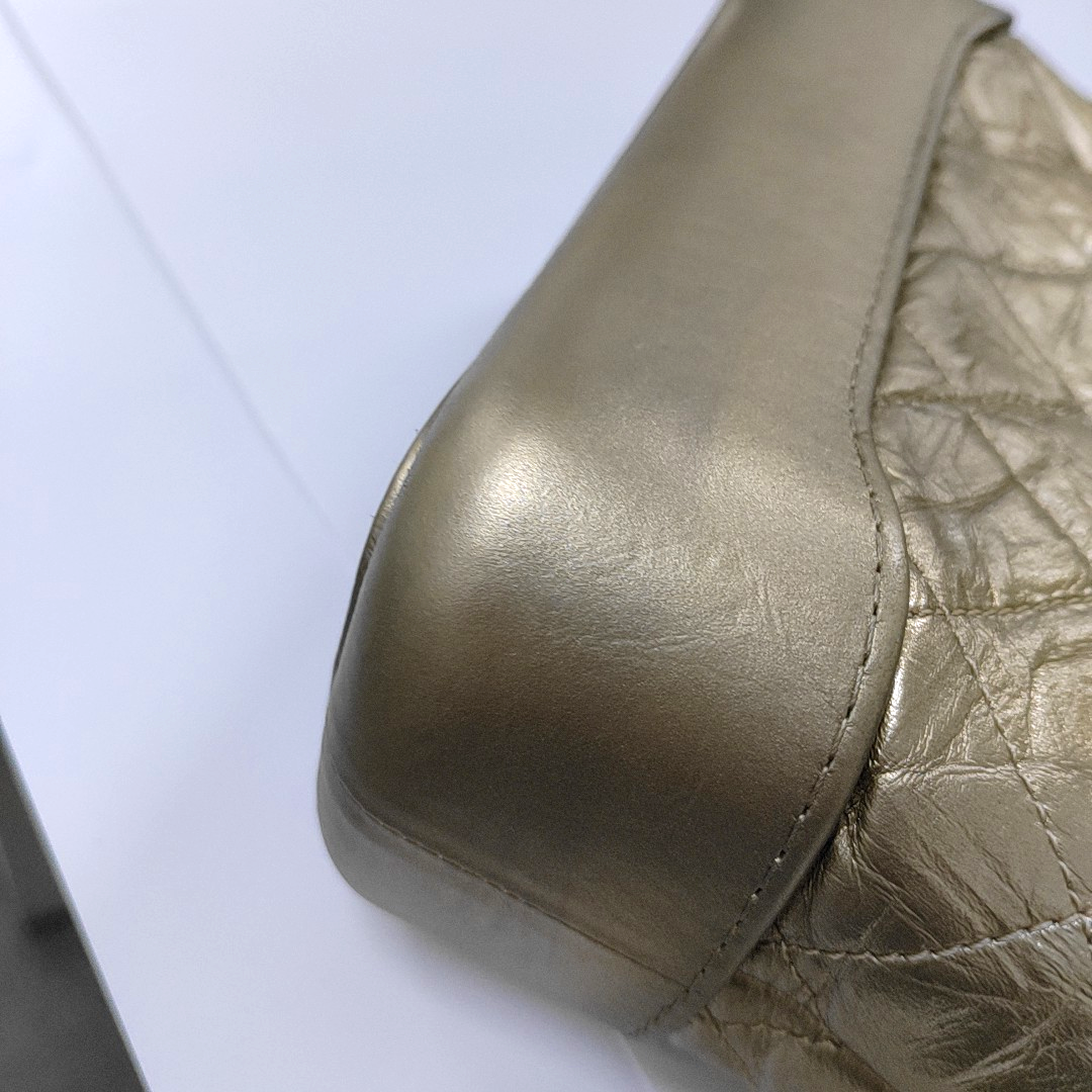 CHANEL GABRIELLE Small Size Gold Calfskin Quilted Crossbody Shoulder Bag Gold Hardware 25 Clasp Removable Strap-(SKU)-934408263