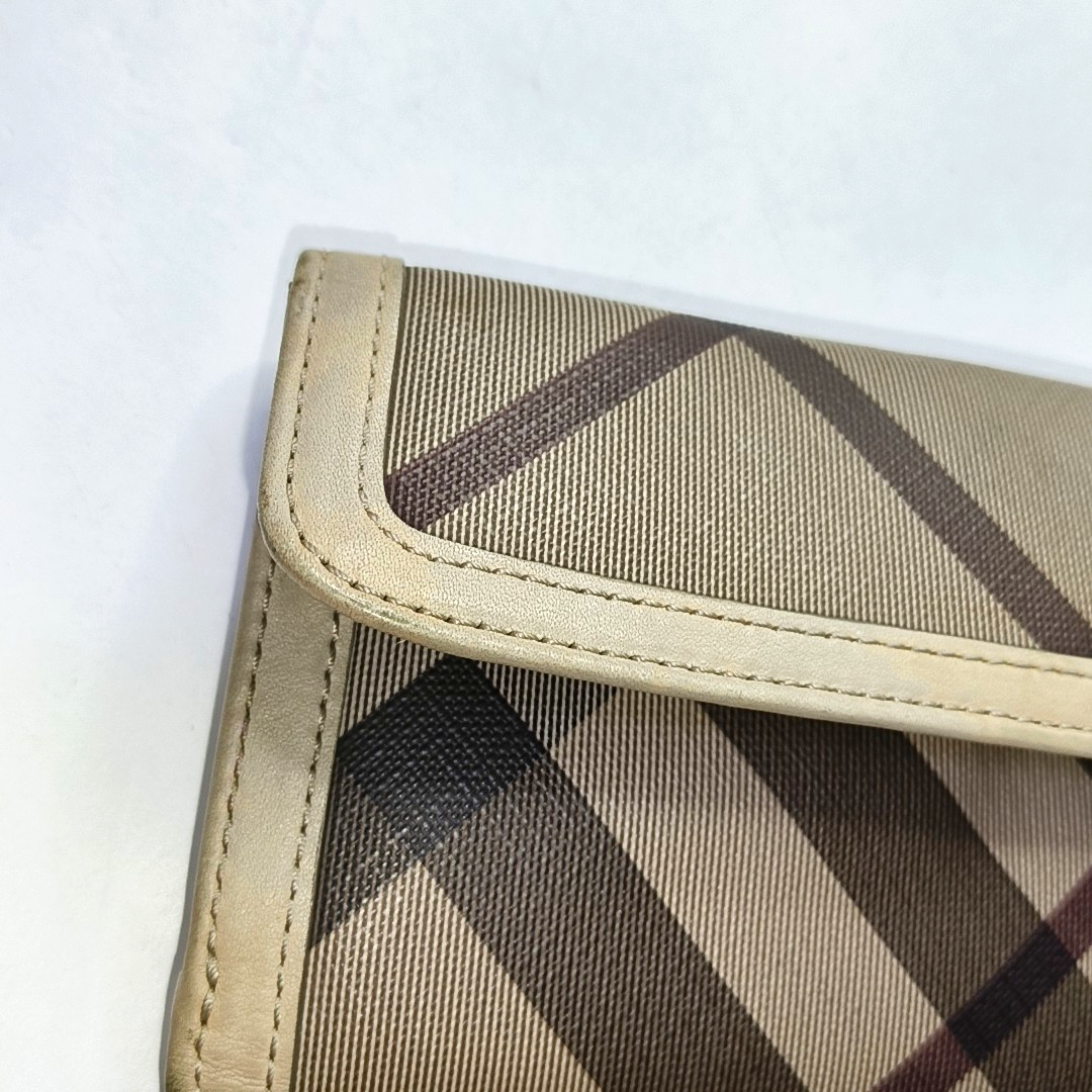 BURBERRY Multicolor Canvas Wallet Silver Hardware-(SKU)-954320481