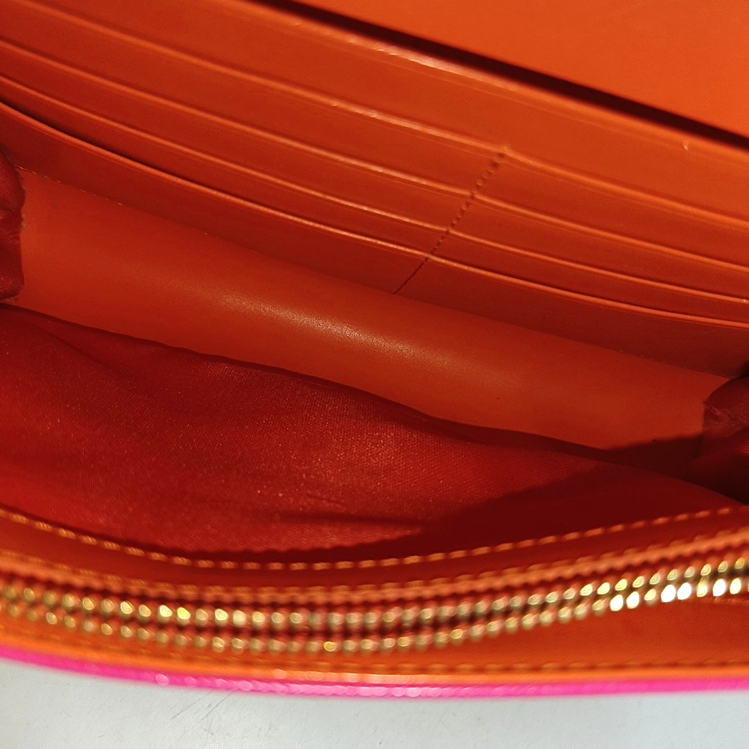 MCM Fuchsia Leather Crossbody Shoulder Bag Handbag Golden hardware Removable shoulder strap-(SKU)-14092274