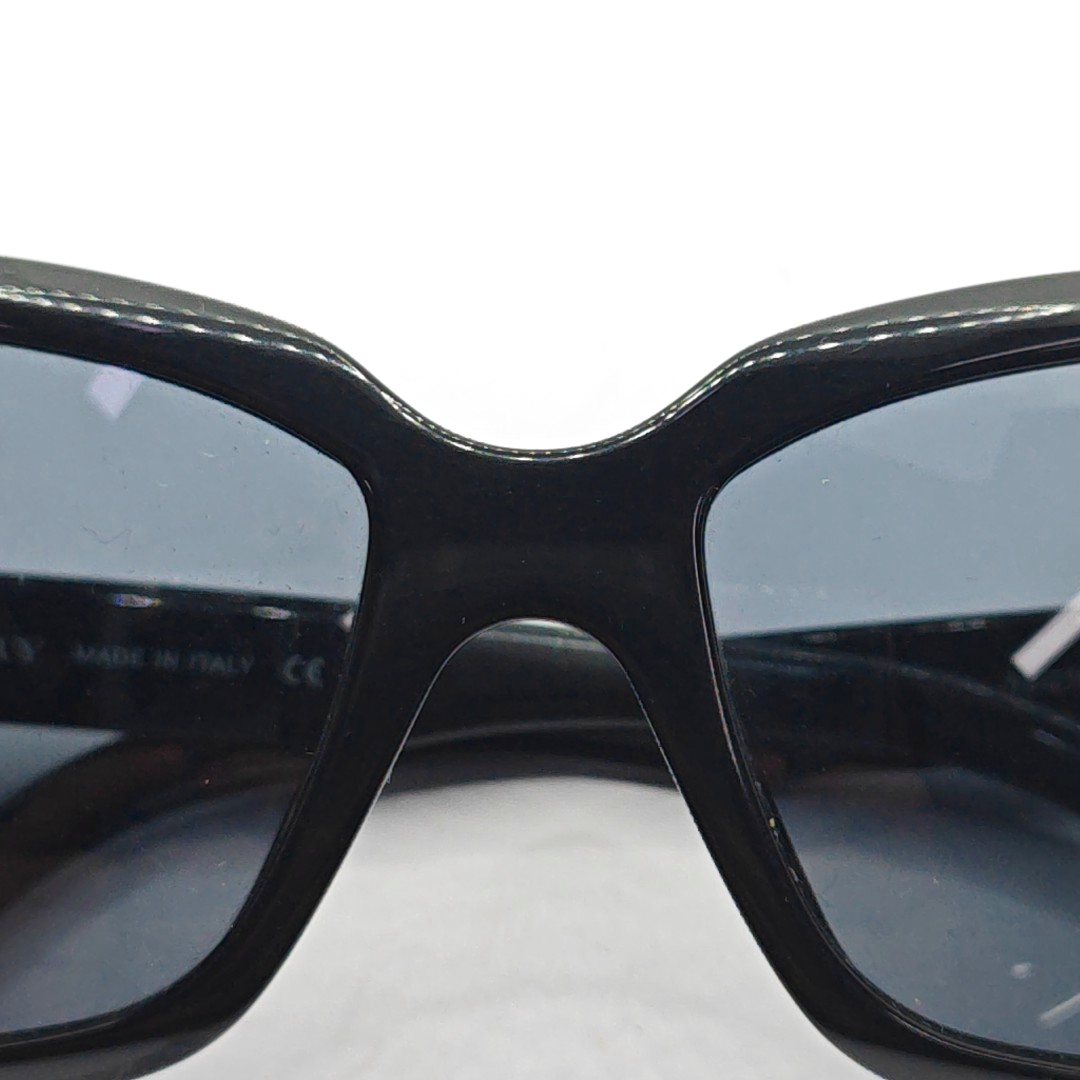 BURBERRY Gray Square Synthetic Sunglasses-(SKU)-948710850