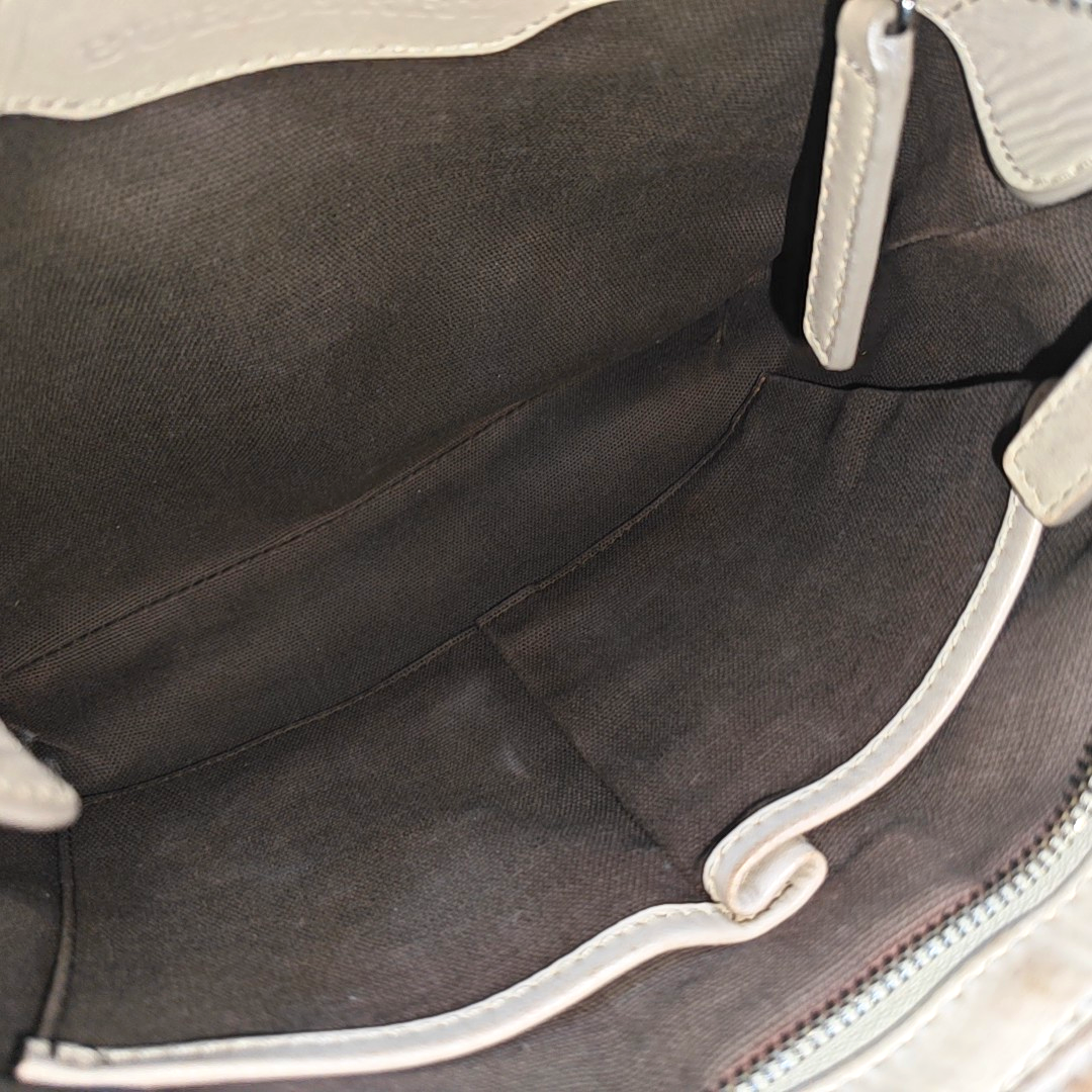 BURBERRY Gray coated canvas crossbody single shoulder bag Black hardware-(SKU)-946494717