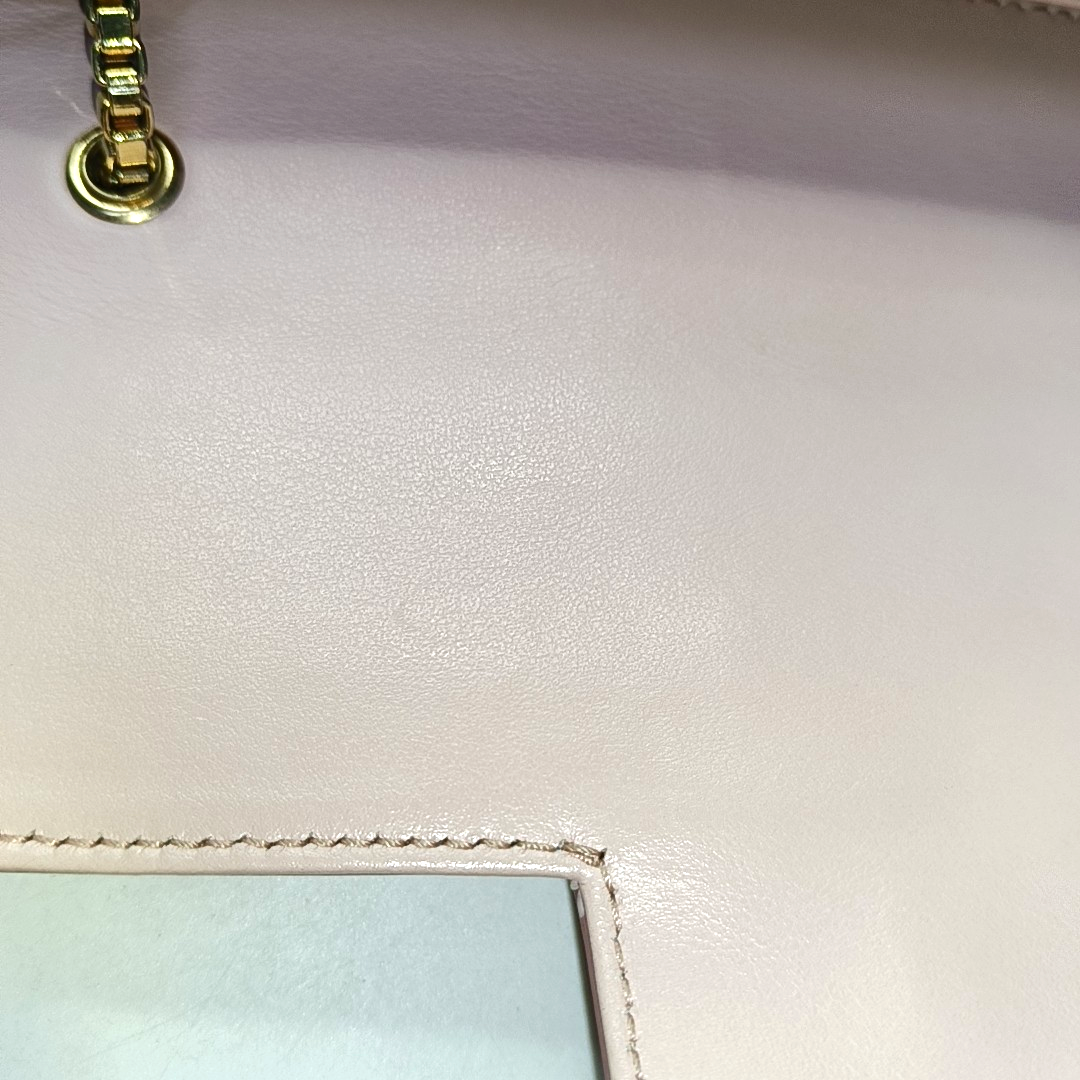FERRAGAMO Thalia Light Pink Leather Crossbody Bag Single Shoulder Bag Golden hardware-(SKU)-951994003