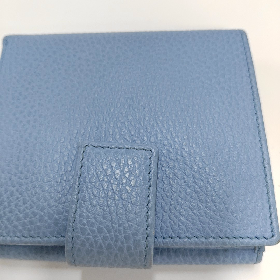GUCCI Blue Leather Wallet-(SKU)-955765388