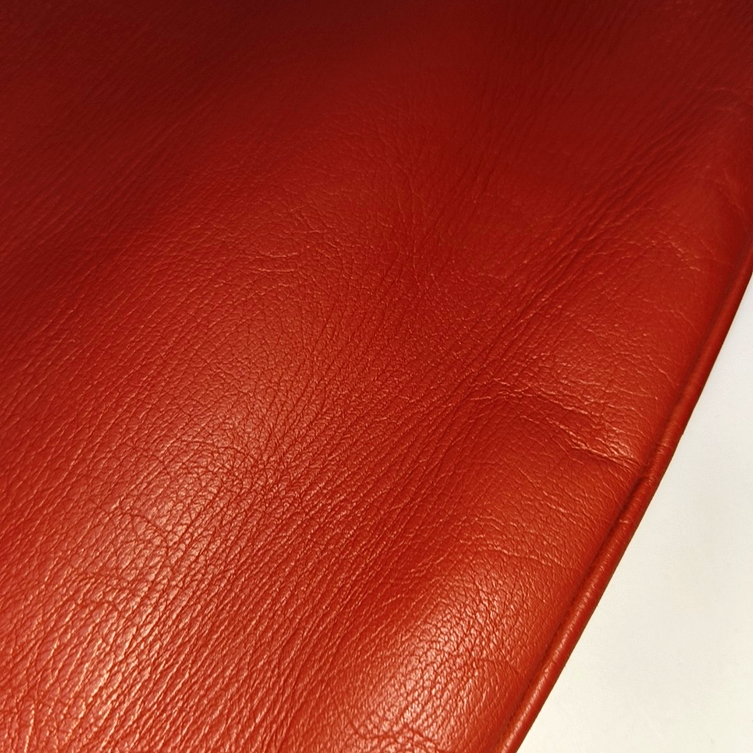 LOEWE Velazquez Orange Red Cowhide Tote Bag Golden hardware-(SKU)-941127614