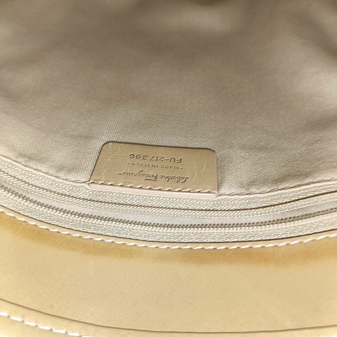 FERRAGAMO Gancini Pink Coated Canvas Handbag Silver Hardware-(SKU)-943535925