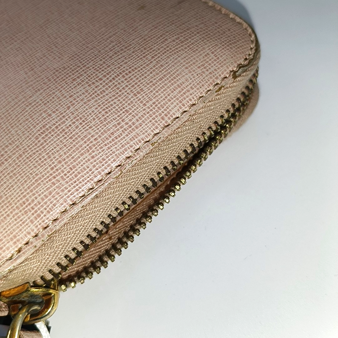 FENDI Pink Cowhide Wallet Golden hardware-(SKU)-931312334