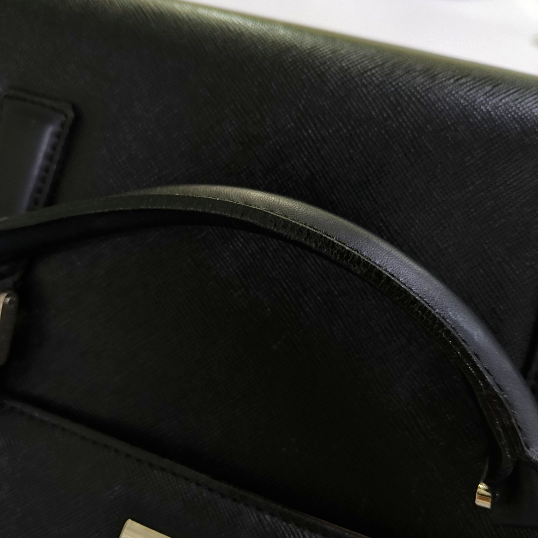 BURBERRY Black cowhide tote bag Silver Hardware-(SKU)-958526688