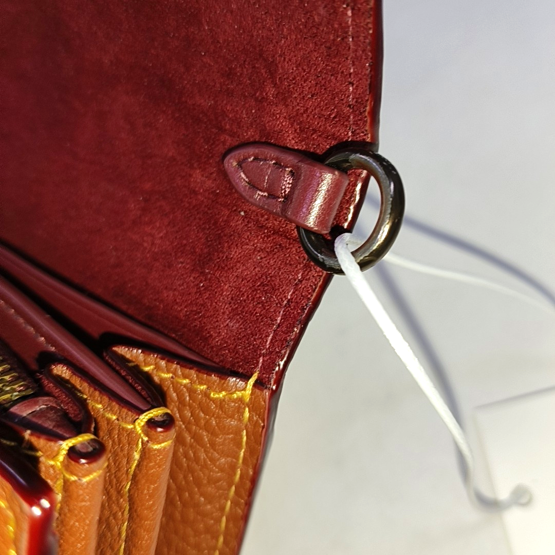 COACH TABBY Brown Leather Crossbody Single Shoulder Bag Golden hardware Vintage model Removable shoulder strap-(SKU)-940047499