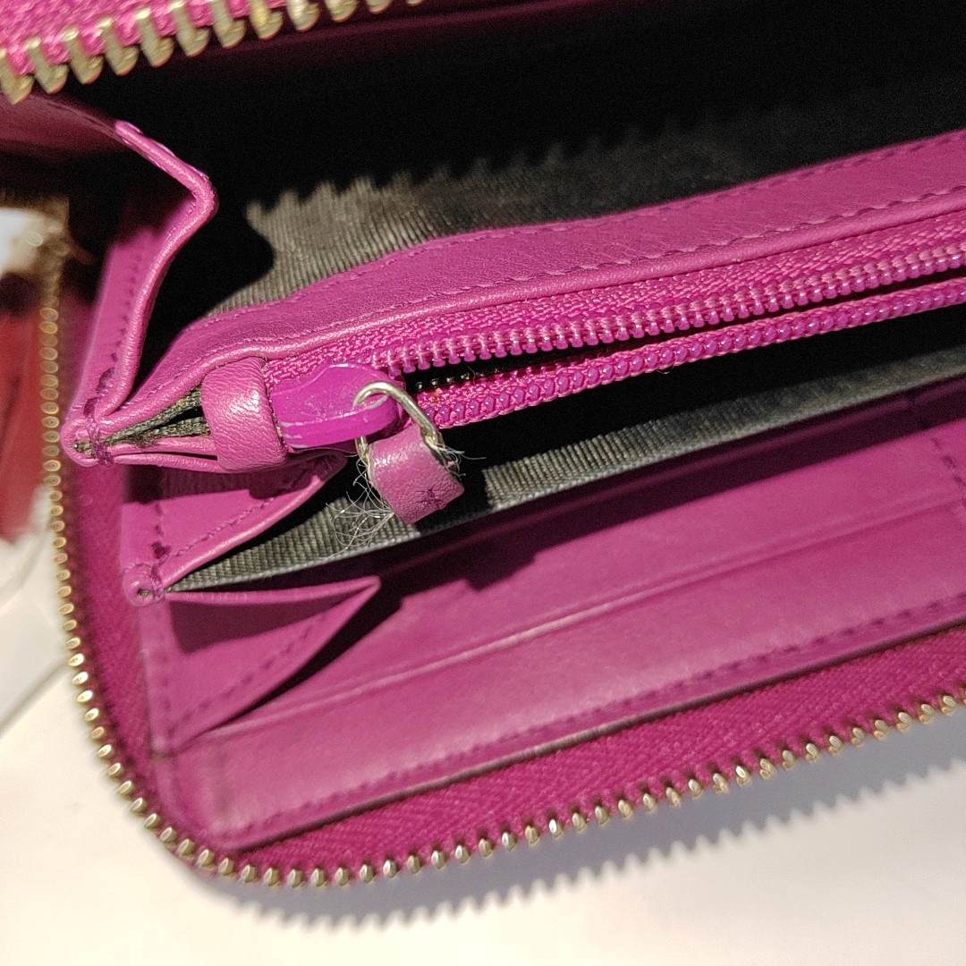 GUCCI Soho Red Leather Tassel Wallet Golden hardware-(SKU)-14500964