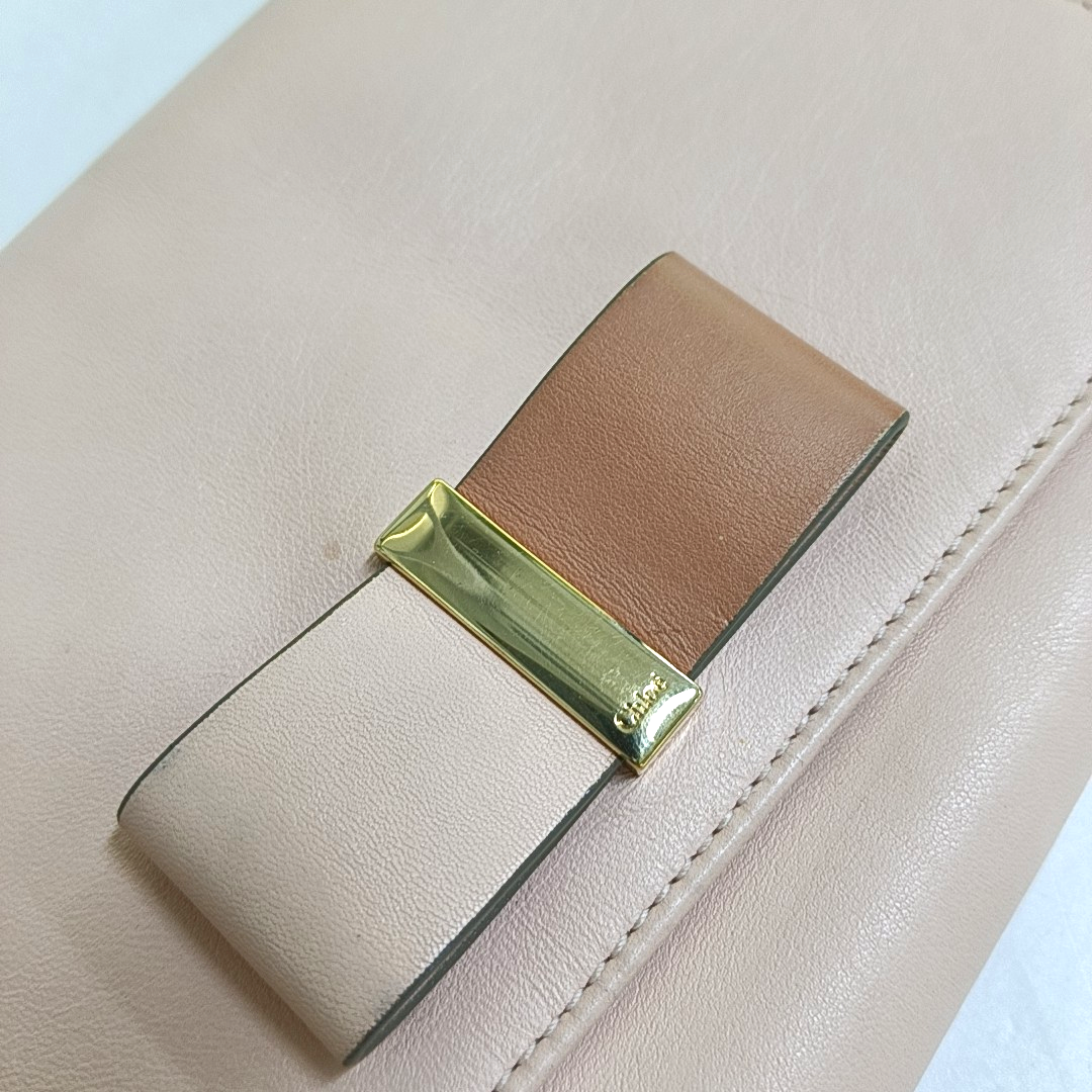 Chloé Pink Cowhide Crossbody Bag Golden hardware-(SKU)-944789609