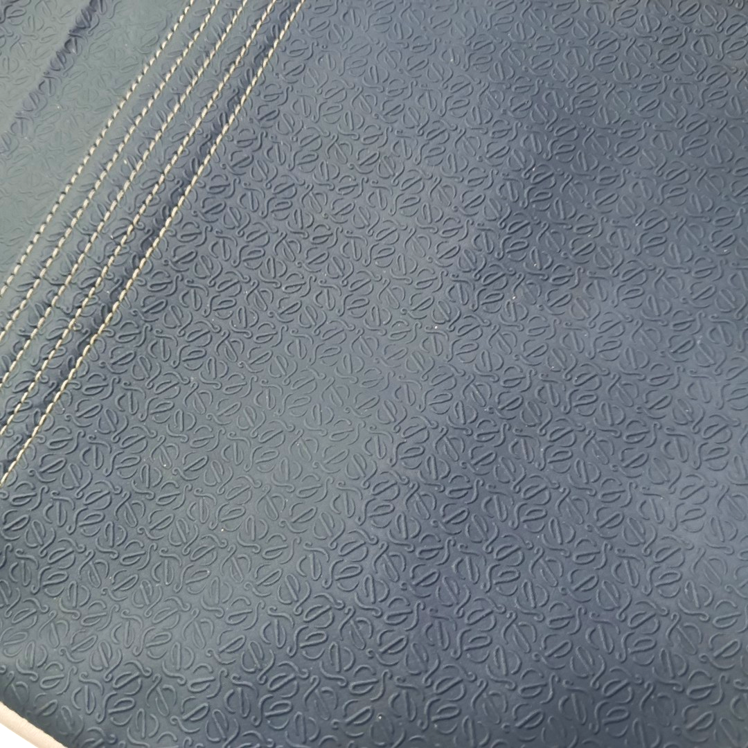 LOEWE Blue Cowhide Crossbody Bag Silver Hardware-(SKU)-950955098
