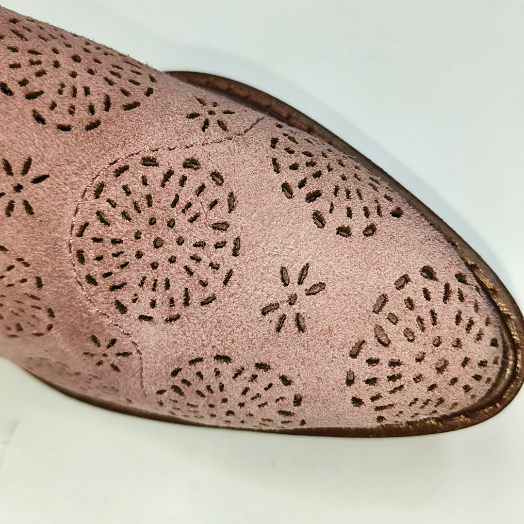 COACH 38.5code Spring Pink Suede Women's Short Boots-(SKU)-941856315