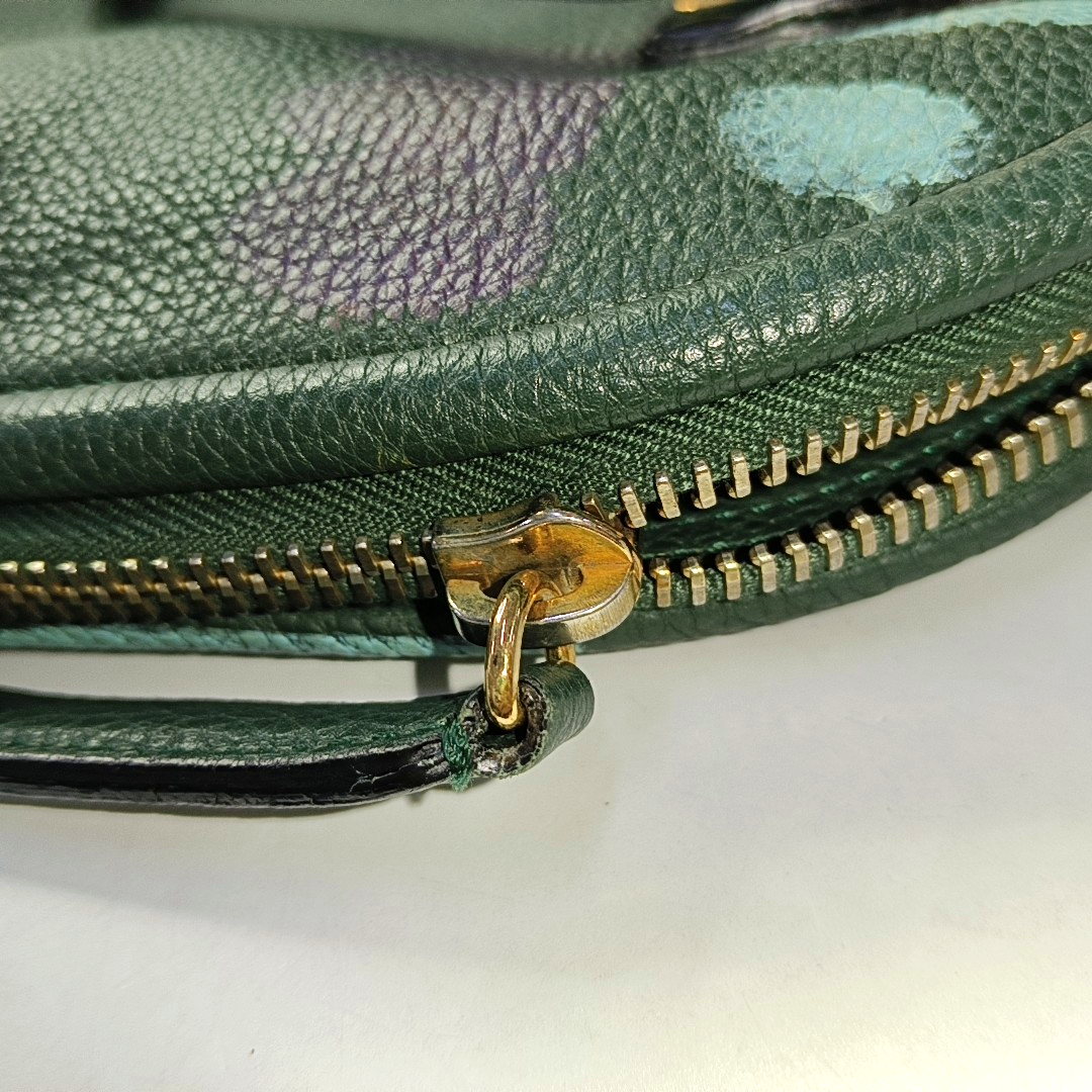 BURBERRY Multicolor Cowhide Print Single Shoulder Bag Tote Bag Golden hardware Removable shoulder strap-(SKU)-957696846