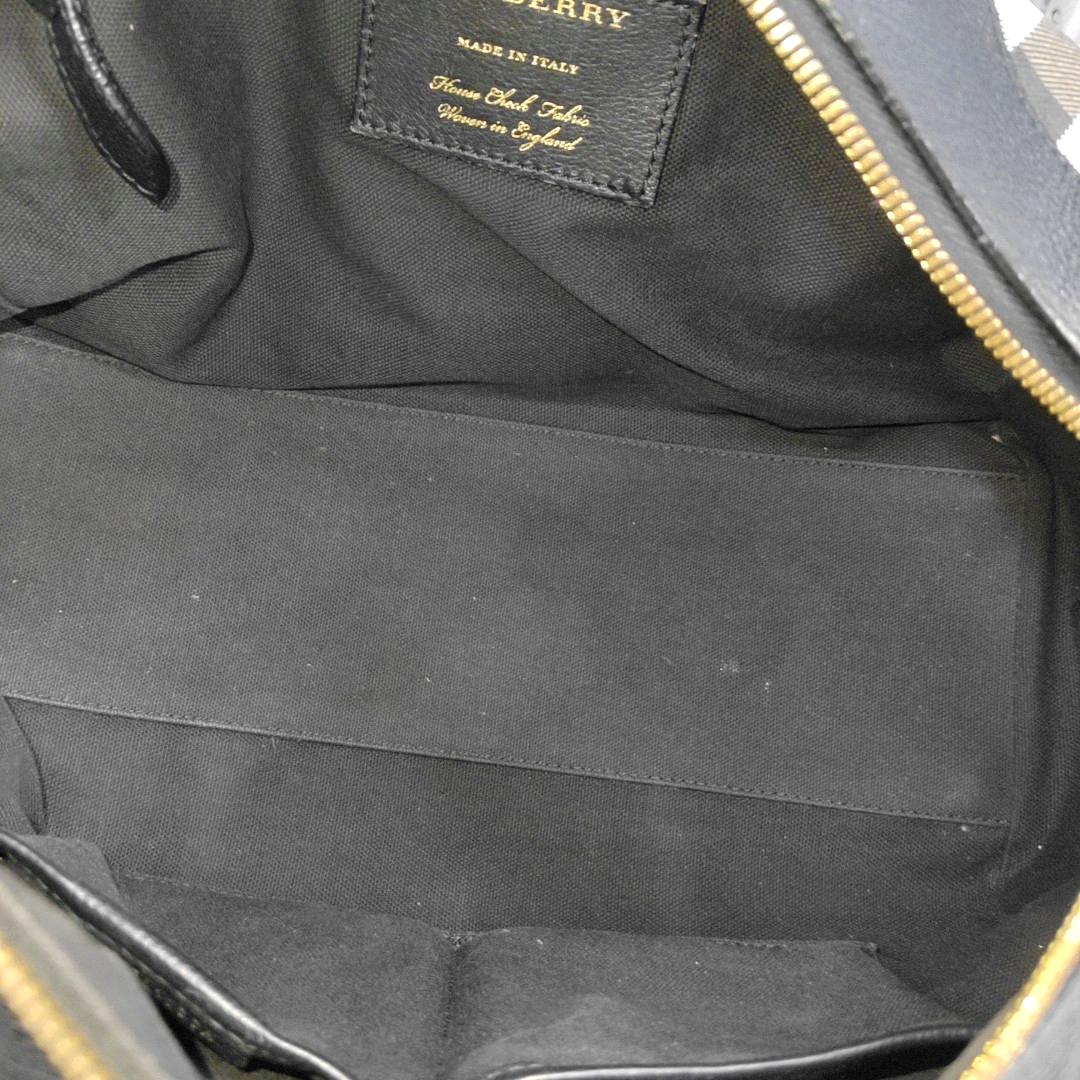 BURBERRY Alchester Multicolor Canvas Handbag Golden hardware-(SKU)-939790011