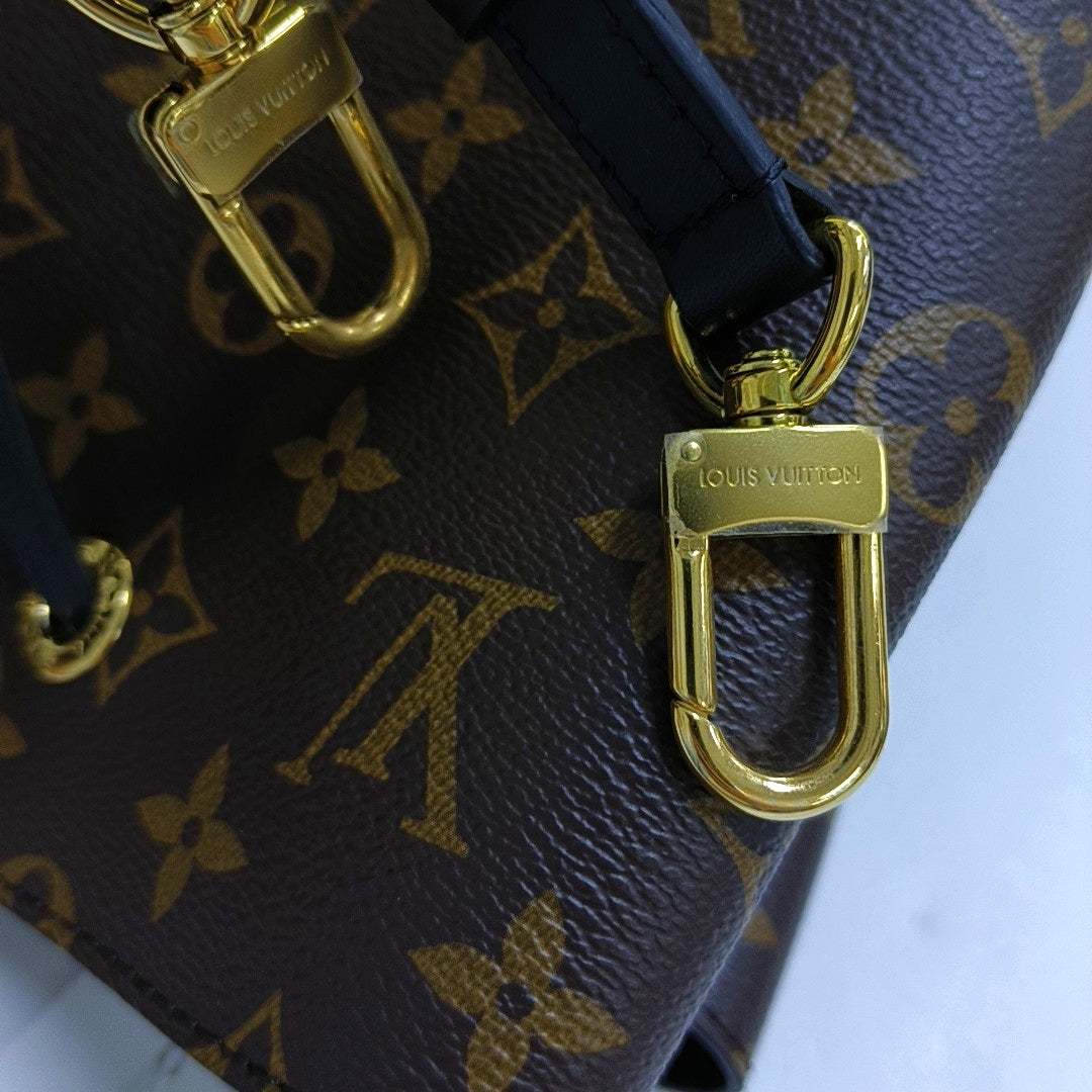 LOUIS VUITTON NÉONOÉ Medium Brown Coated Canvas Monogram Neverfull Shoulder Bag with Gold Hardware and Detachable Strap-(SKU)-966186595