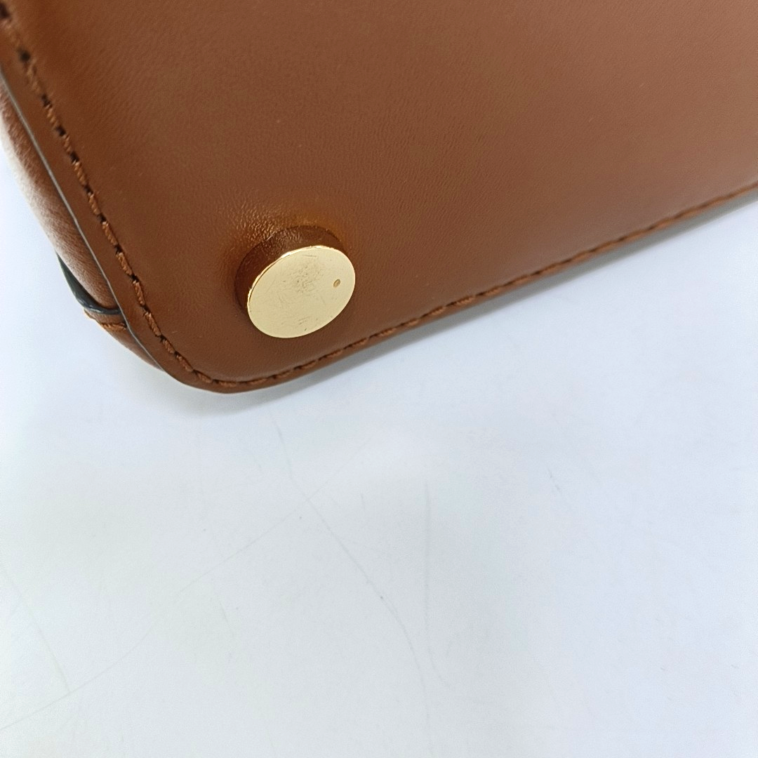 MICHAEL KORS Brown Cowhide Single Shoulder Bag Tote Shoulder Bag Crossbody Bag Golden hardware Removable shoulder strap-(SKU)-946531929