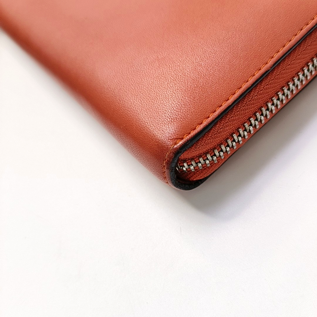 LOEWE Orange Calfskin Handbag Silver Hardware-(SKU)-950654394