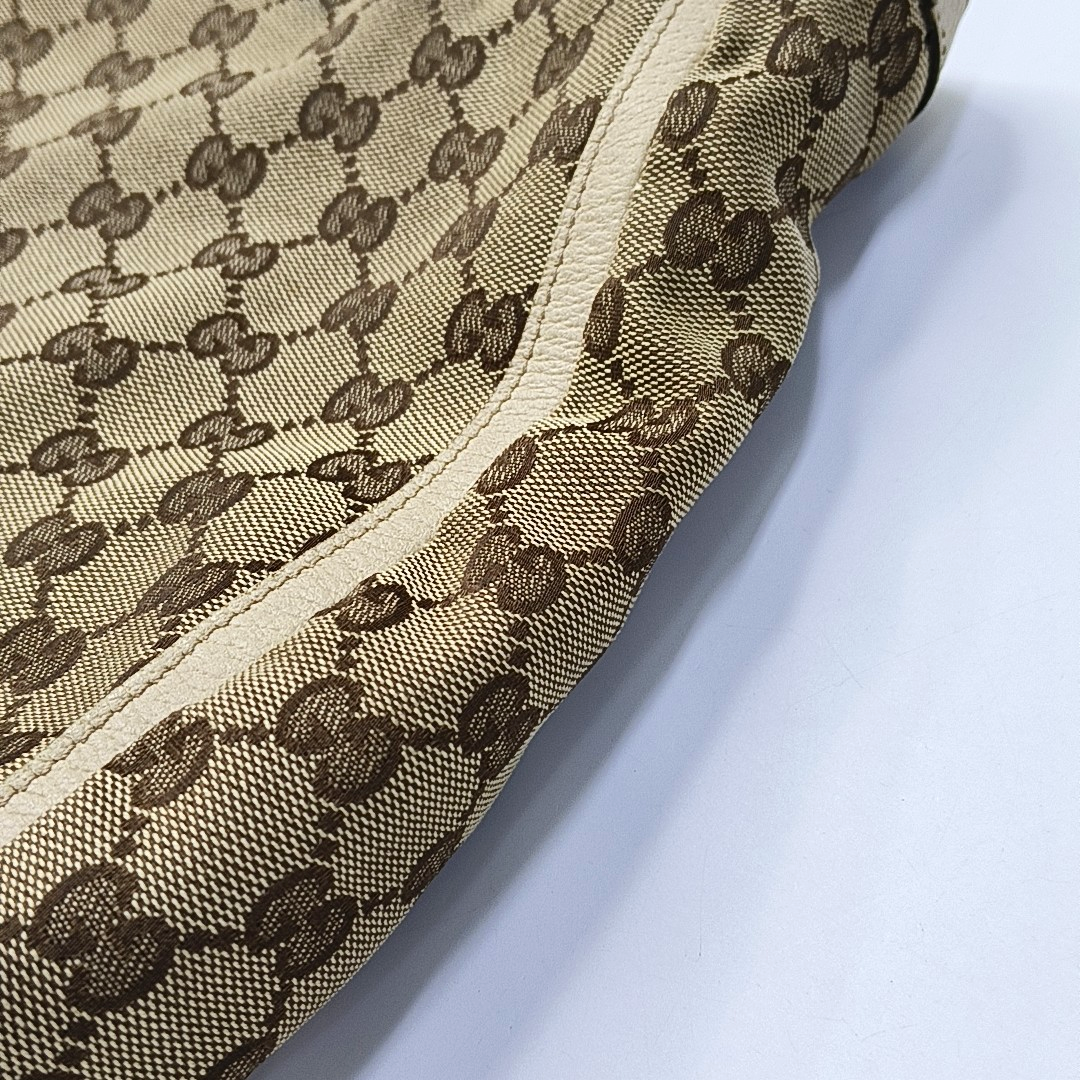 GUCCI Abbey Brown Canvas Monogram Handbag Single Shoulder Bag-(SKU)-959105616