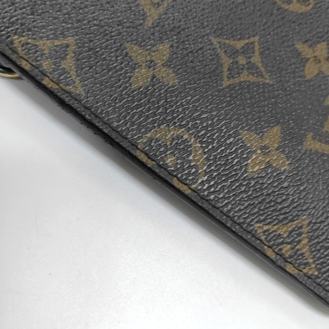 LOUIS VUITTON NEVERFULL Dark Brown Coated Canvas Monogrammed Shopping Bag Handbag Golden hardware-(SKU)-959999786