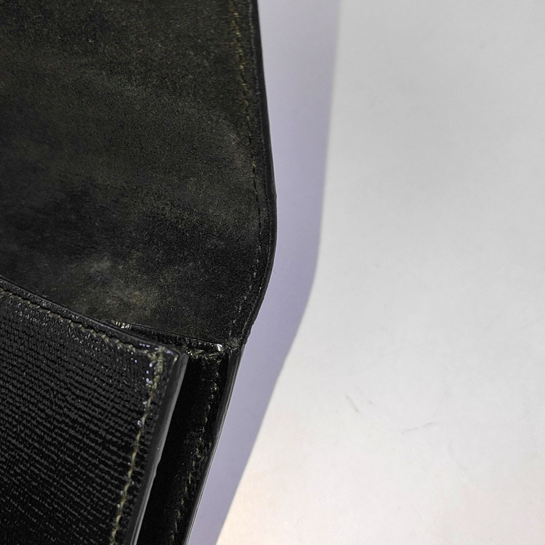 YSL CHYC Y LIGNE Black Cowhide Clutch Golden hardware-(SKU)-942572095