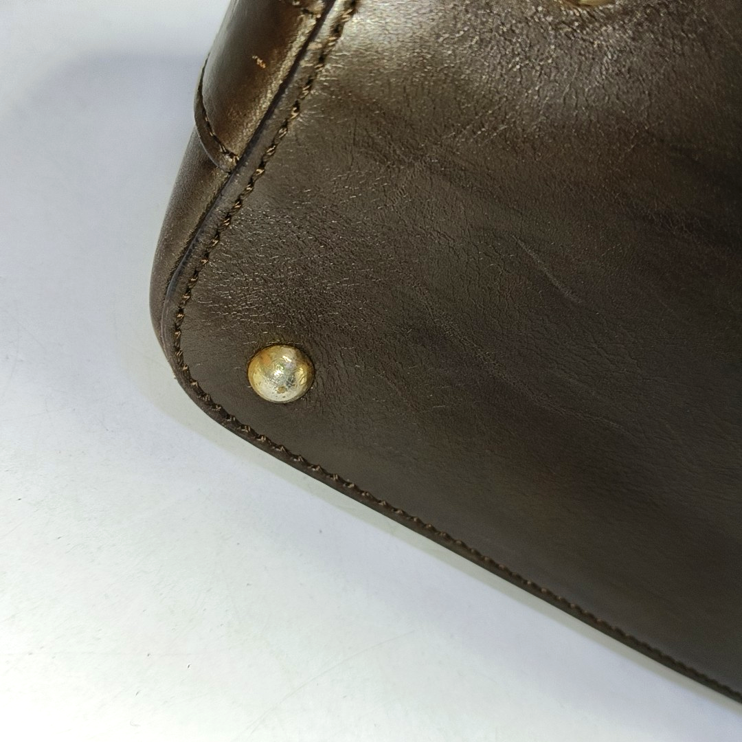 CELINE Tote bag Brown Canvas Shoulder Bag Golden hardware-(SKU)-951945136