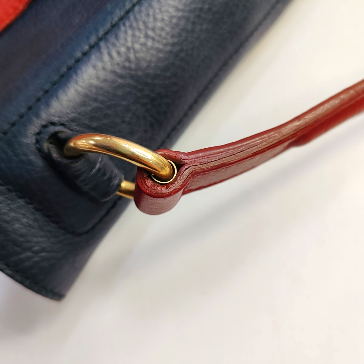 YSL MUSE TWO Red Cowhide Handbag Single Shoulder Bag Crossbody Bag Golden hardware-(SKU)-947613450