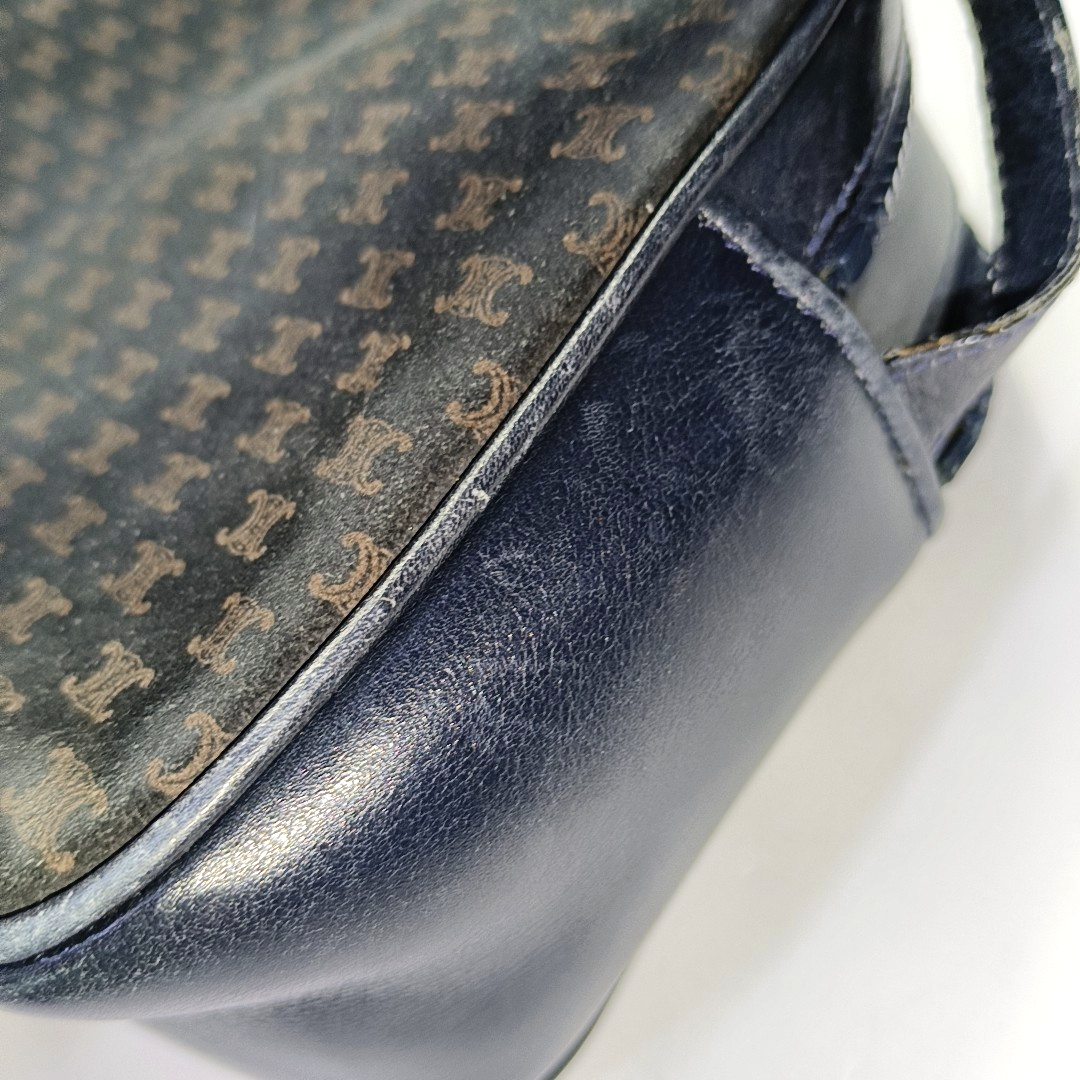 CELINE Camera Bag Black Velvet Leather Triumph Arch Crossbody Single Shoulder Bag Golden hardware-(SKU)-956103145