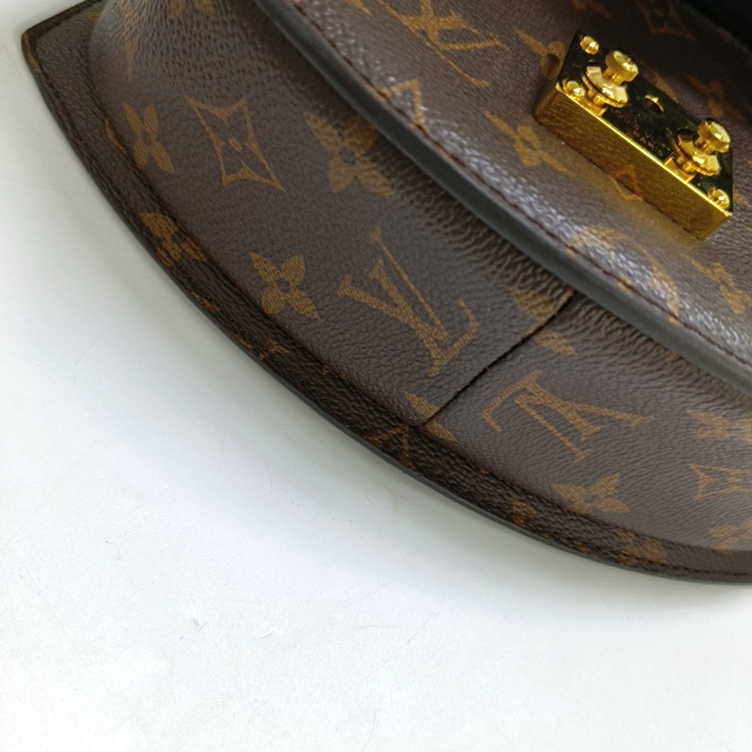 LOUIS VUITTON EDEN Brown Coated Canvas Monogram Crossbody Bag Shoulder Bag Handbag Gold Hardware Removable Strap-(SKU)-962056343
