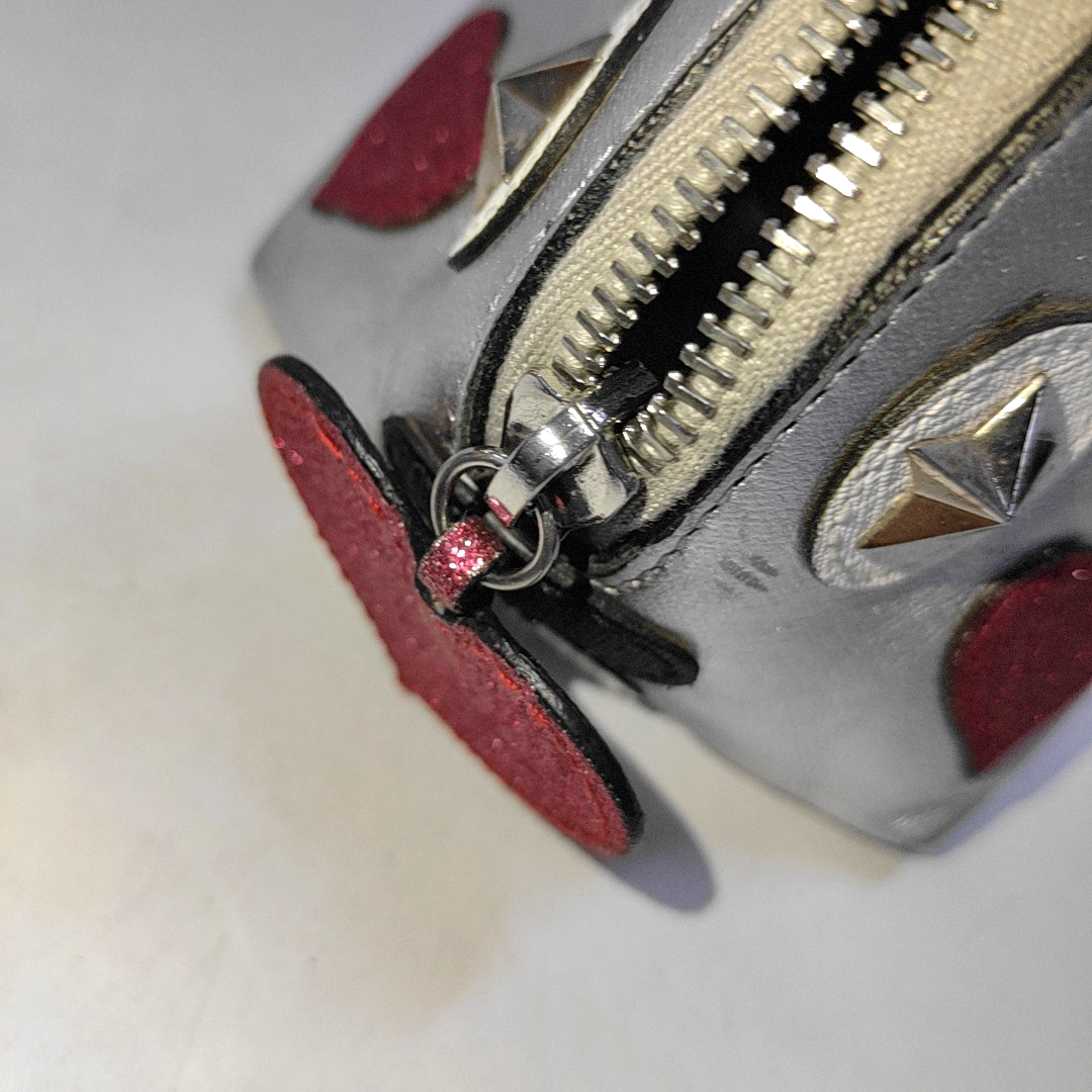 GUCCI Silver cowhide patchwork handbag Silver Hardware-(SKU)-939895512